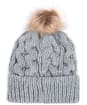 Women’s Barbour Penshaw Cable Beanie - Grey