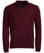 Men’s Barbour Tisbury Half Zip Sweater - Ruby