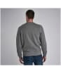 Men’s Barbour International Large Logo Sweater - Anthracite Marl