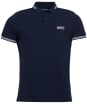 Men's Barbour International Essential Tipped Polo Shirt - INTERNATIO NAVY