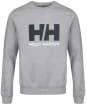 Men’s Helly Hansen Logo Crew Sweater - Grey Melange