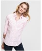 Women’s GANT Lure Print Stretch Oxford Shirt - California Pink