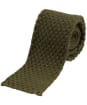 Men's Alan Paine Knitted Wool Tie - Olive