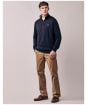 Men’s Crew Clothing Classic Half Zip Sweatshirt - Navy