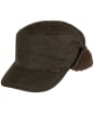Men's Barbour Stanhope Trapper Waxed Hat - Olive
