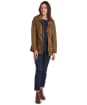 Women’s Barbour Defence Lightweight Waxed Jacket - Sand