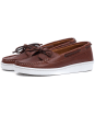 Women's Barbour Miranda Boat Shoes - Cognac Leather