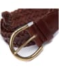 Men's Barbour Chilton Leather Belt - Brown