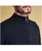 Men’s Barbour Cotton Half Zip Sweater - Navy