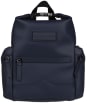 Hunter Original Mini Top Clip Backpack - Rubberised Leather - Navy