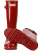 Hunter Original Kids Gloss Wellington Boots, 7-11 - Military Red