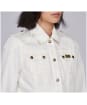 Women’s Barbour International Durness Casual Denim Jacket - White