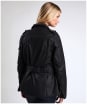 Women's Barbour International Wax Jacket - Black