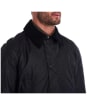 Men's Barbour Ashby Waxed Jacket - Navy