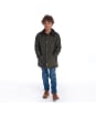 Boy's Barbour Liddesdale Quilted Jacket, 10-15yrs - Dark Olive