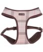 Barbour Tartan Dog Harness - Taupe / Pink Tartan