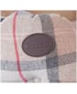 Barbour 30” Luxury Dog Bed - Taupe / Pink Tartan