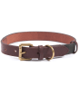 Barbour Wax Leather Dog Collar - Olive