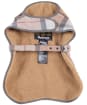 Barbour Wool Touch Dog Coat - Taupe / Pink Tartan