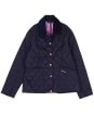 Girl's Barbour Summer Liddesdale Quilted Jacket, 2-9yrs - NAVY/MOONL PINK