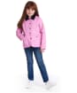 Girl's Barbour Summer Liddesdale Quilted Jacket, 2-9yrs - MOONLIGHT PINK