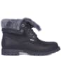Women’s Barbour Hamsterley Waterproof Leather Boots - Black