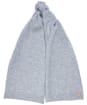 Women’s Barbour International Sparkle Beanie & Scarf Set - Grey Marl