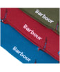 Men's Barbour Pheasant Sock Gift Box - Olive / Blue / Red