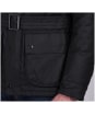 Men’s Barbour International Coloured SL International Waxed Jacket - Black