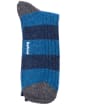 Men’s Barbour Houghton Stripe Socks - Blue / Ecru