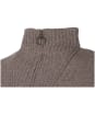 Men's Barbour Essential Wool Half Zip Sweater - Dark Stone