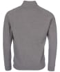 Men’s Barbour Half Snap Sweater - Grey Marl