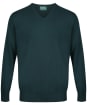 Men's Alan Paine Millbreck V-Neck Sweater - Tartan Green
