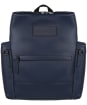 Hunter Original Large Top Clip Backpack - Rubberised Leather - Navy