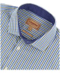 Men’s Schoffel Hebden Tailored Shirt - Sea Blue / Olive