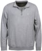 Men's Barbour Batten Half Zip Sweater - Grey Marl