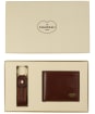 Men’s Le Chameau Key Ring & Bifold Wallet Gift Set - Marron Fonce
