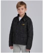 Boy's Barbour International Ariel Polorquilt Jacket, 6-9yrs - Black