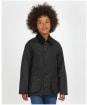 Boy's Barbour Classic Bedale Waxed Jacket, 2-9yrs - New Navy