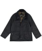 Boy's Barbour Classic Bedale Waxed Jacket, 10-15yrs - New Navy