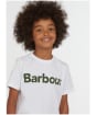 Boy's Barbour Logo Tee, 10-15yrs - New White