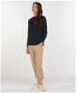 Women's Barbour Sailboat Knit Sweater - Navy