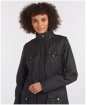 Women's Barbour Defence Lightweight Waxed Jacket - Royal Navy