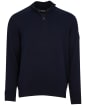 Men’s Barbour International Cotton Half Zip Sweater - International Navy