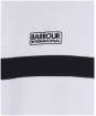 Men’s Barbour International Clax Stripe Polo Shirt - White