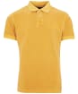 Washed Sports Polo - Mustard