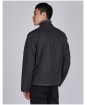 Men’s Barbour International Allen Waxed Jacket - Charcoal