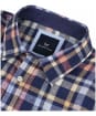 Men’s Crew Clothing Glenburn LS Linen Check Shirt - Ink Multi
