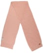 Women's Barbour Saltburn Scarf and Beanie set - Pink