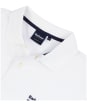 Men's Barbour Crest Contrast Polo Shirt - White